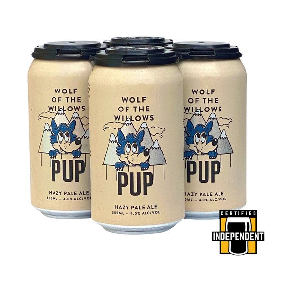 Wolf Of The Willows PUP Hazy Pale Ale Can 355mL | 4 Pack