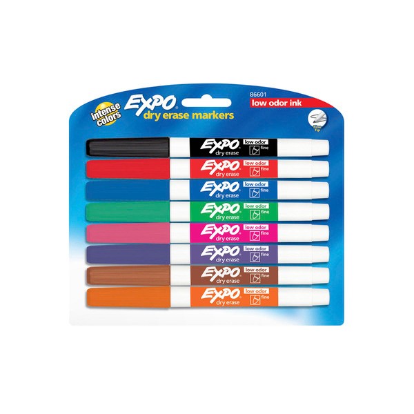 Expo Whiteboard Markers Fine Tip | 8 pack