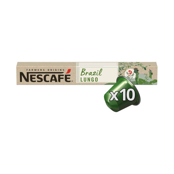 Nescafe Farmers Origins Brazil Lungo Capsules | 10 pack
