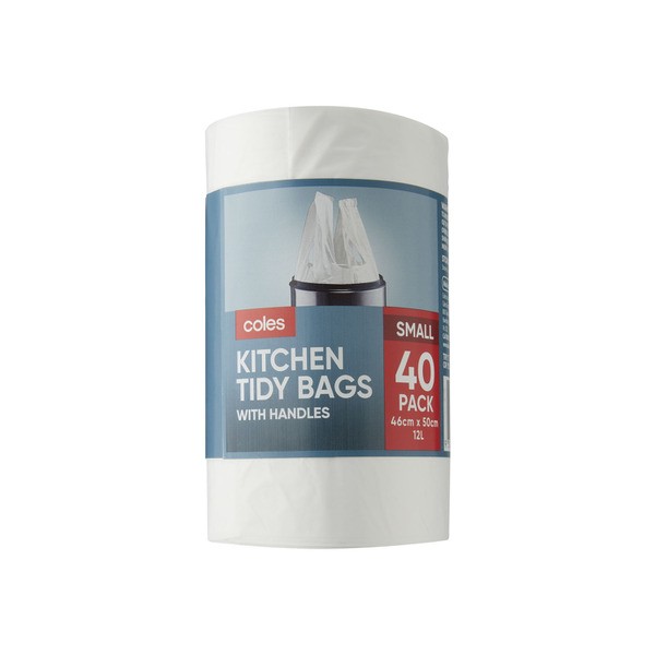 Coles Kitchen Tidy Bag Small | 40 pack