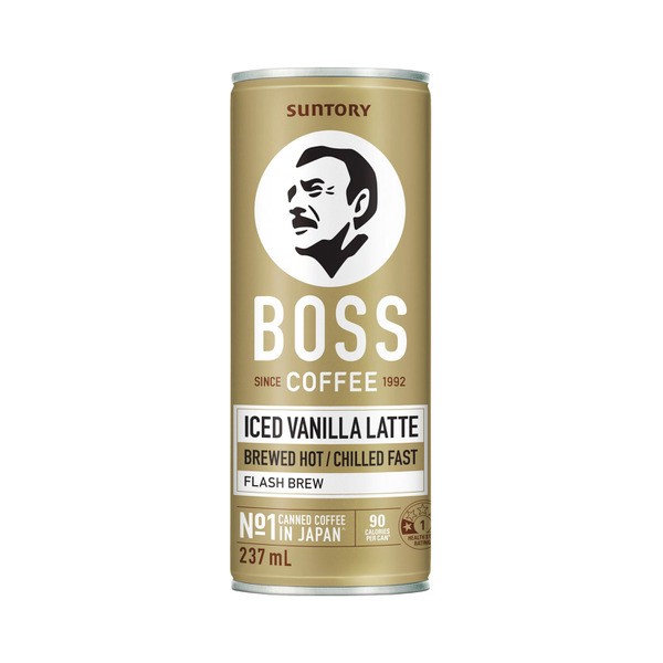 Boss Vanilla Latte Coffee | 237mL