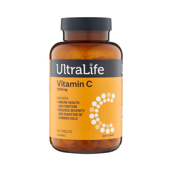 Ultra Life High Strength Vitamin C 1000Mg Tablets | 200 pack