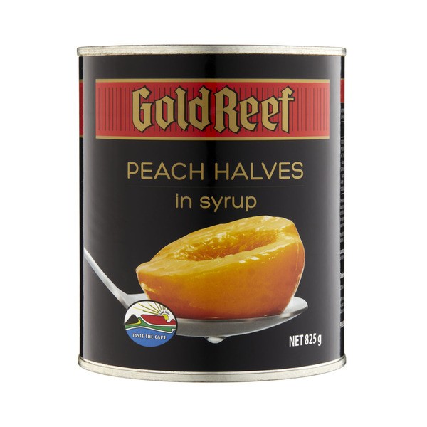 Gold Reef Peach Halves In Syrup | 825g