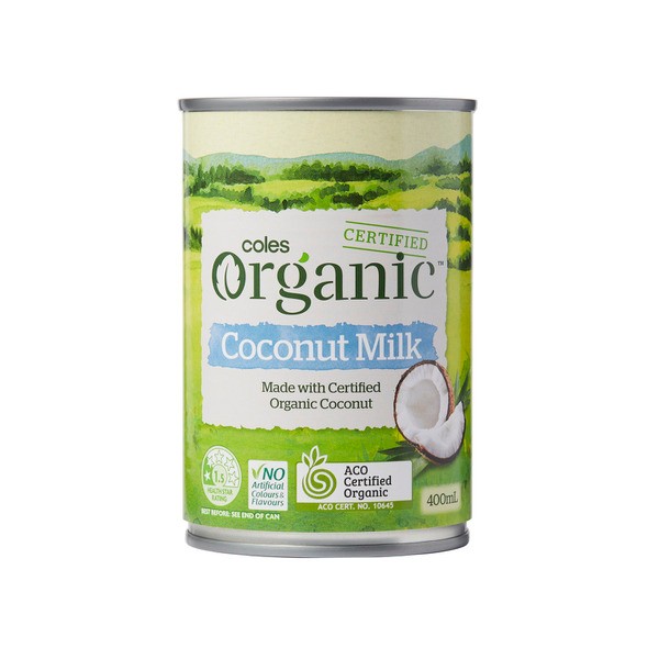 Coles Organic Coconut Milk | 400mL