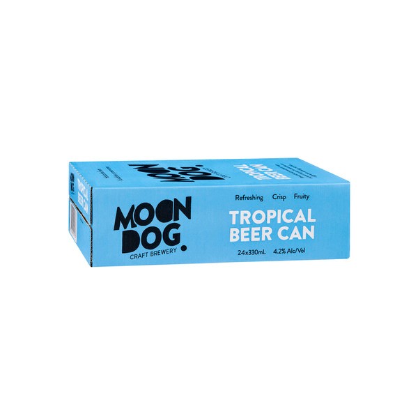 Moon Dog Tropical Beer Can 330mL | 24 Pack