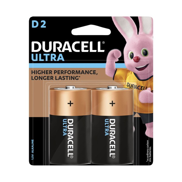 Duracell Ultra D Battery | 2 pack