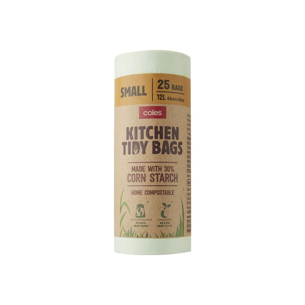 Coles Compost Tidy Bag Small | 25 pack
