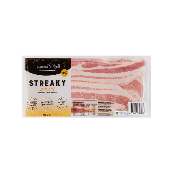 Thomson's Deli Streaky Bacon | 200g