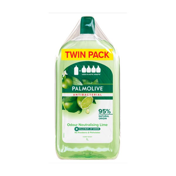 Palmolive Naturals Liquid Hand Wash Antibacterial Lime | 2 pack