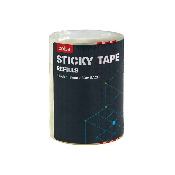 Coles Sticky Tape Refills | 4 pack