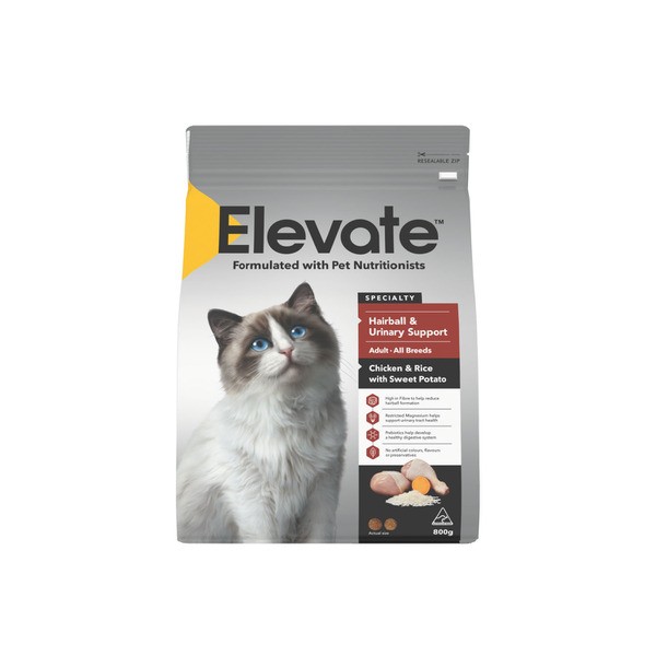 Elevate Dry Cat Food Hairball Chicken | 800g