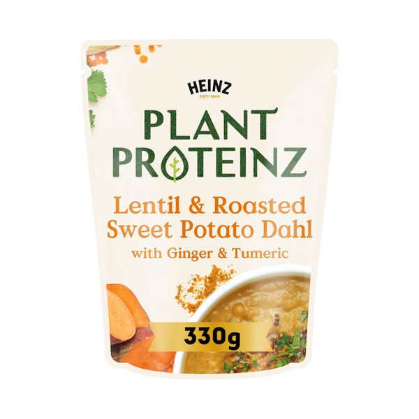 Heinz Plant Proteinz Soup Lentil & Roasted Sweet Potato Dahl With Ginger &Turmeric | 330g