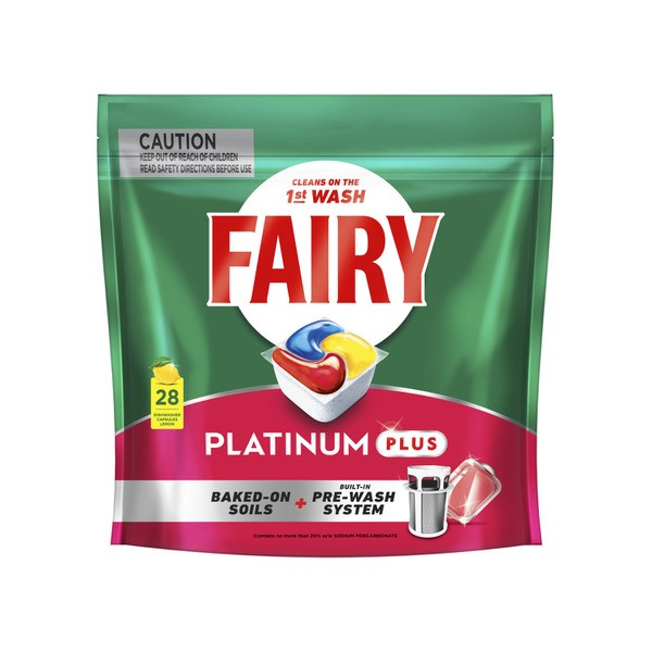 Fairy Platinum Plus Dishwashing Tablets | 28 pack