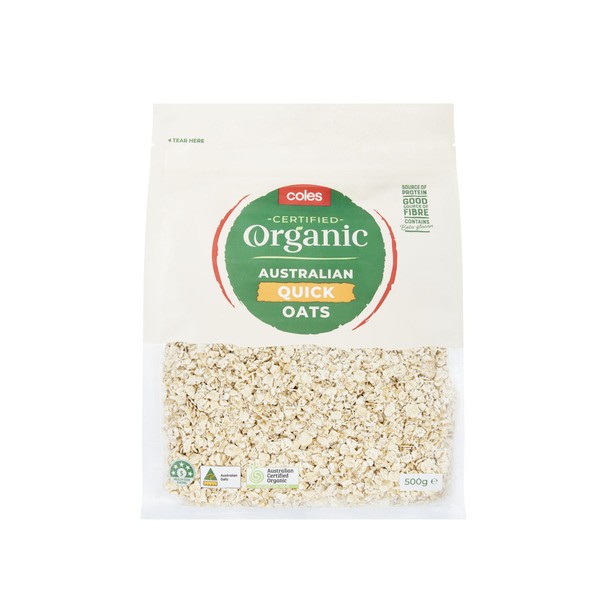 Coles Organic Quick Oats | 500g