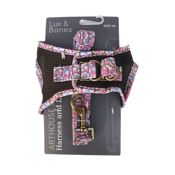 Lux And Bones Harness & Leash Medium Set | 1 pack