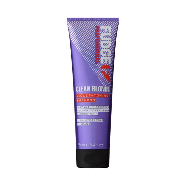 Fudge Professional Clean Blonde Violet Purple Toning Shampoo | 250mL