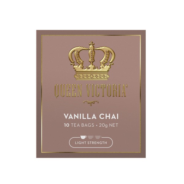 Queen Victoria Vanilla Chai Tea Bags | 10 pack