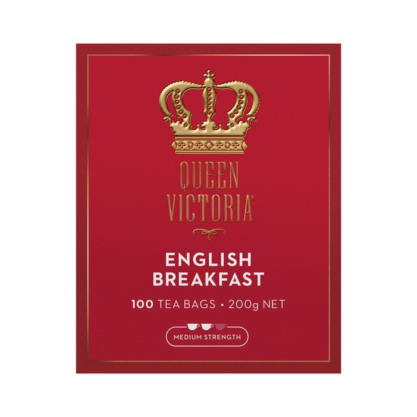 Queen Victoria English Breakfast Tea Bags | 100 pack