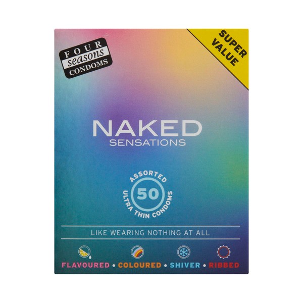 Four Seasons Naked Sensation Condoms | 50 pack
