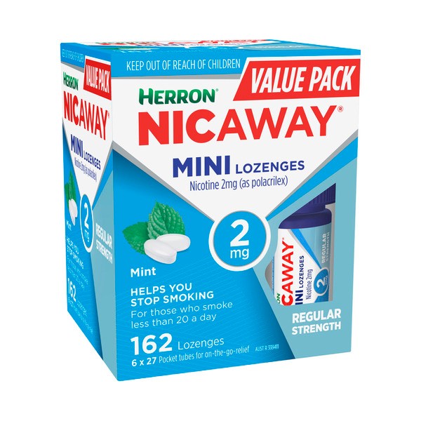 Herron Nicaway Mini Lozenges 2mg | 162 pack
