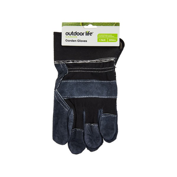 Outdoor Life Leather Garden Gloves Small Medium | 1 pack