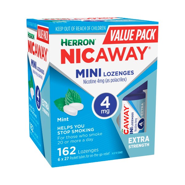 Herron Nicaway Mini Lozenges 4mg | 162 pack