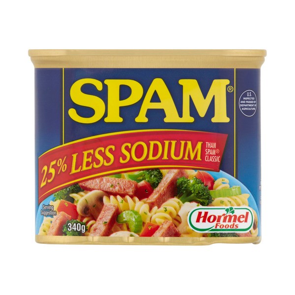 Spam Spiced Ham Less Salt | 340g