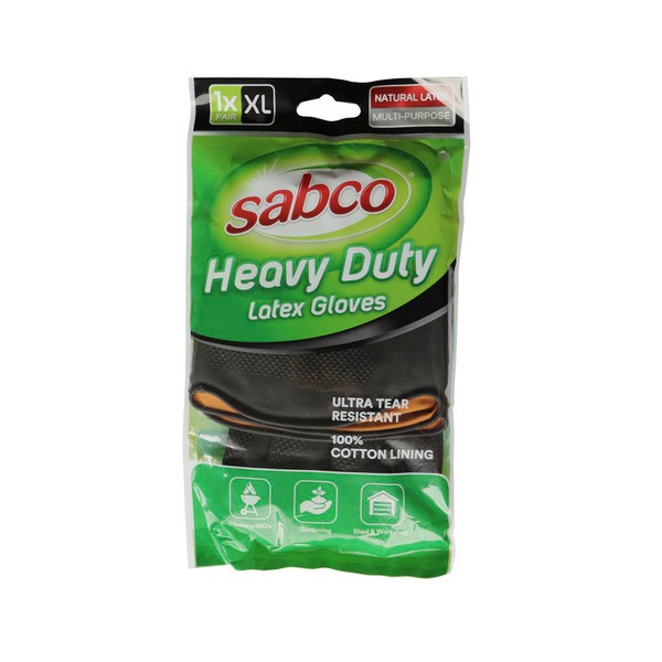 Sabco Heavy Duty Gloves Extra-Large | 1 pack