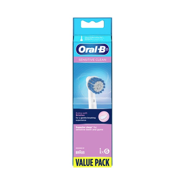 Oral B Sensitive Brush Head Refills | 6 pack