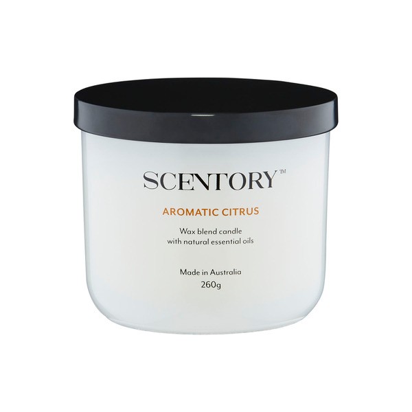 Scentory Soy Blend Aromatic Citrus Double Wicked Candle | 1 pack