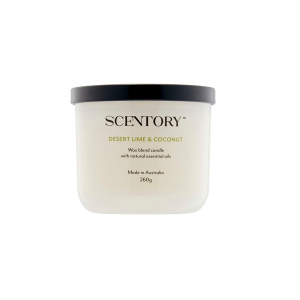 Scentory Soy Blend Desert Lime And Coconut Double Wicked Candle | 1 pack