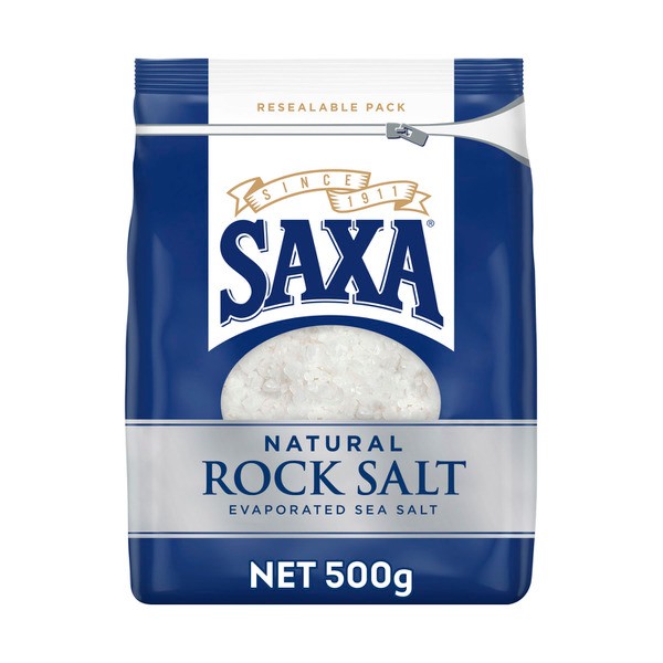 Saxa Natural Rock Salt Refill | 500g