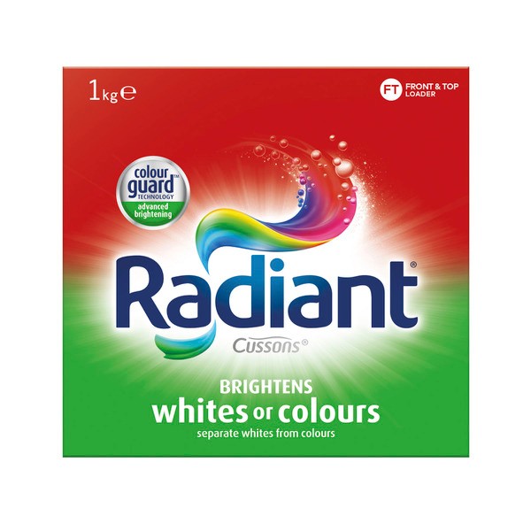 Radiant Whites Or Colours Laundry Powder Washing Detergent | 1kg