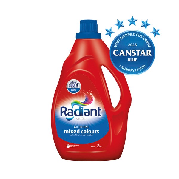 Radiant Mixed Colours Laundry Liquid Washing Detergent | 2L