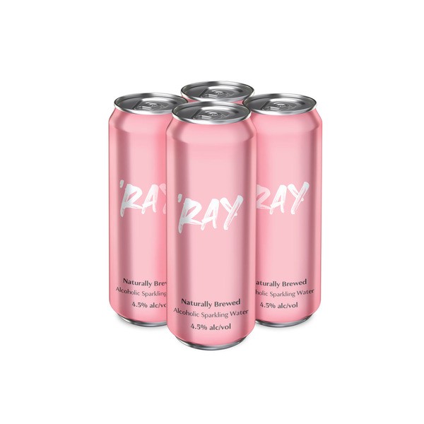 Ray Watermelon & Mint Seltzer Can 330mL | 16 Pack