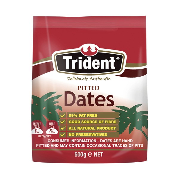 Trident Dried Pitted Dates | 500g