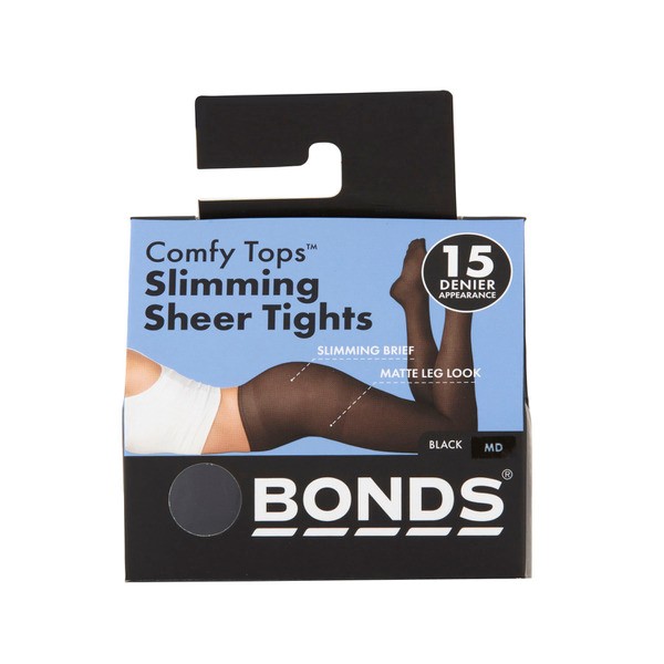 Bonds Sheer Pantyhose Slim Black Medium | 1 each
