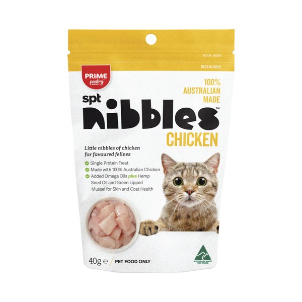 Prime Pantry Nibbles Cat Treat Chicken | 40g
