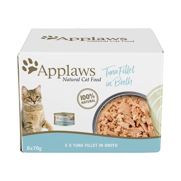 Applaws Cat Food Multipack Tuna Fillets 70g | 8 pack