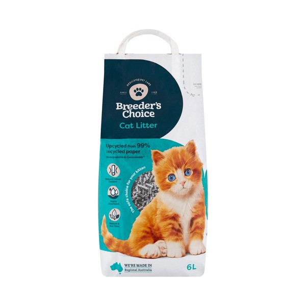 Breeders Choice Choice Cat Litter Paper | 6L