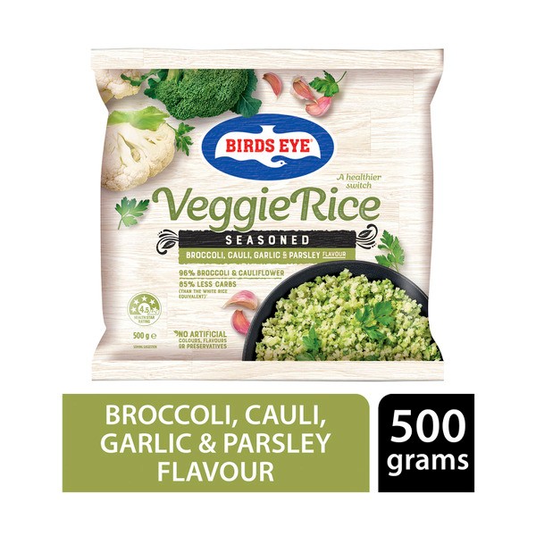 Birds Eye Broccoli- Cauli- Garlic & Parsley Veggie Rice | 500g