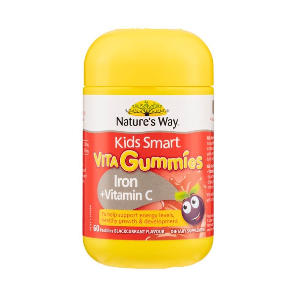 Nature's Way Kids Smart Gummies Iron + Vitamin | 60 pack