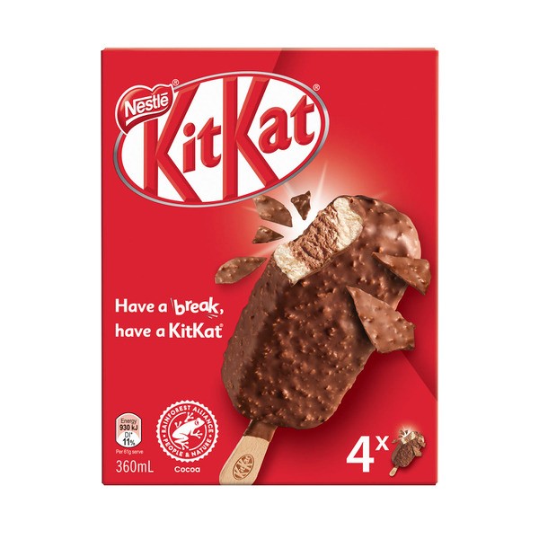 Nestle Kit Kat Ice Cream 4 Pack | 360mL