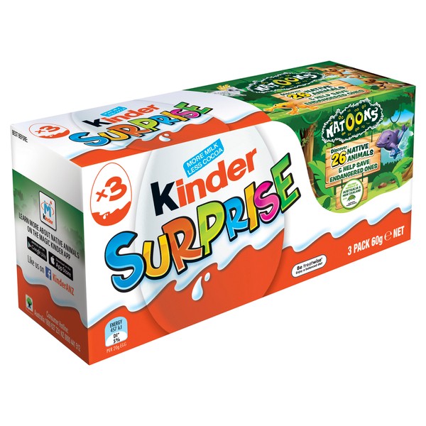 Kinder Surprise Chocolate 3 pack | 60g