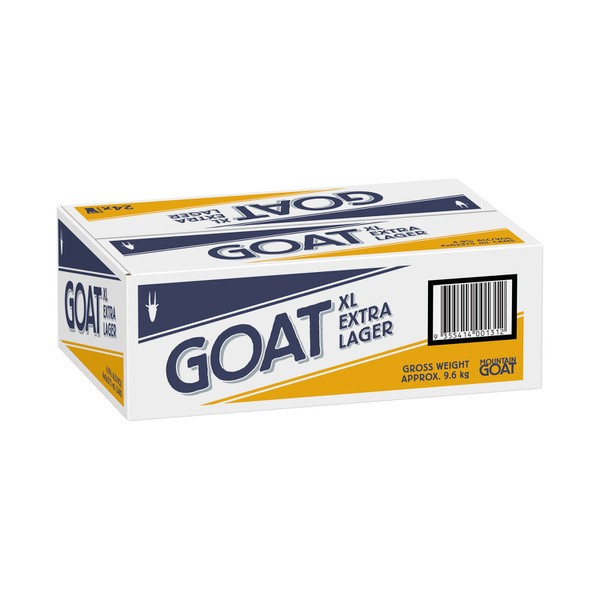 Mountain Goat XL Lager Can 375mL | 24 Pack