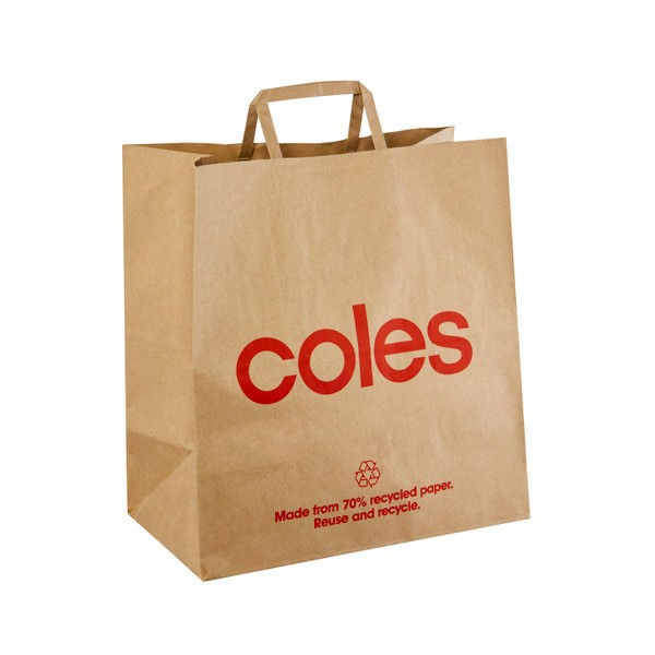 Coles FFH Checkout Bag Paper Bag | 1 each