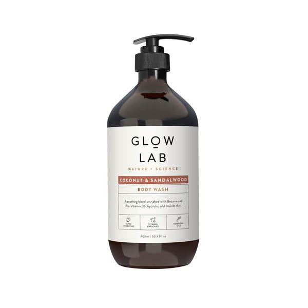 Glow Lab Coconut & Sandalwood Body Wash | 900mL
