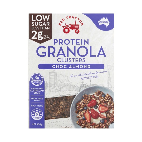 Red Tractor Protein Low Sugar Granola Choc Almond | 450g
