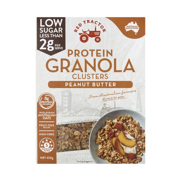 Red Tractor Protein Low Sugar Granola Peanut Butter | 450g