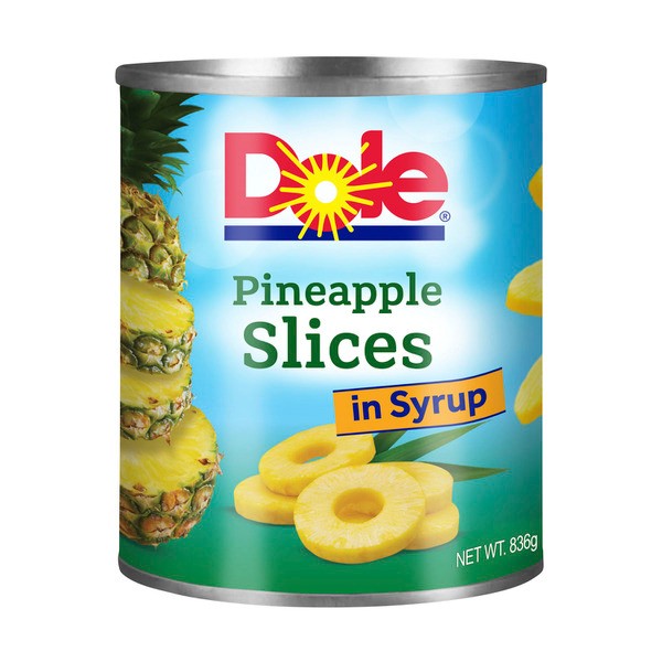 Dole Pineapple Slices In Syrup | 836g